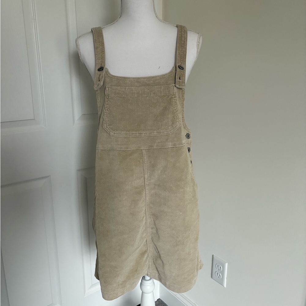 American Eagle Outfitters Tan Corduroy Mini Dress